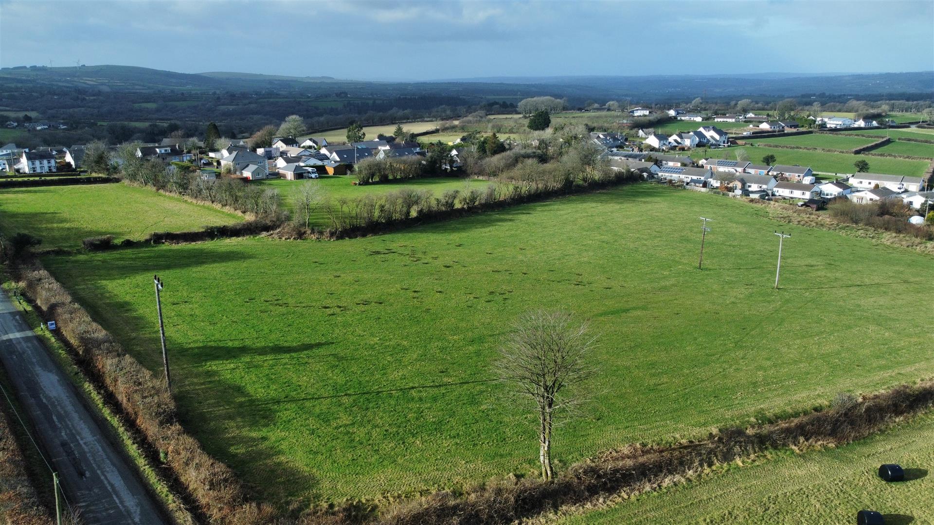 Land Grazing St James' Church, Rhos, Llandysul